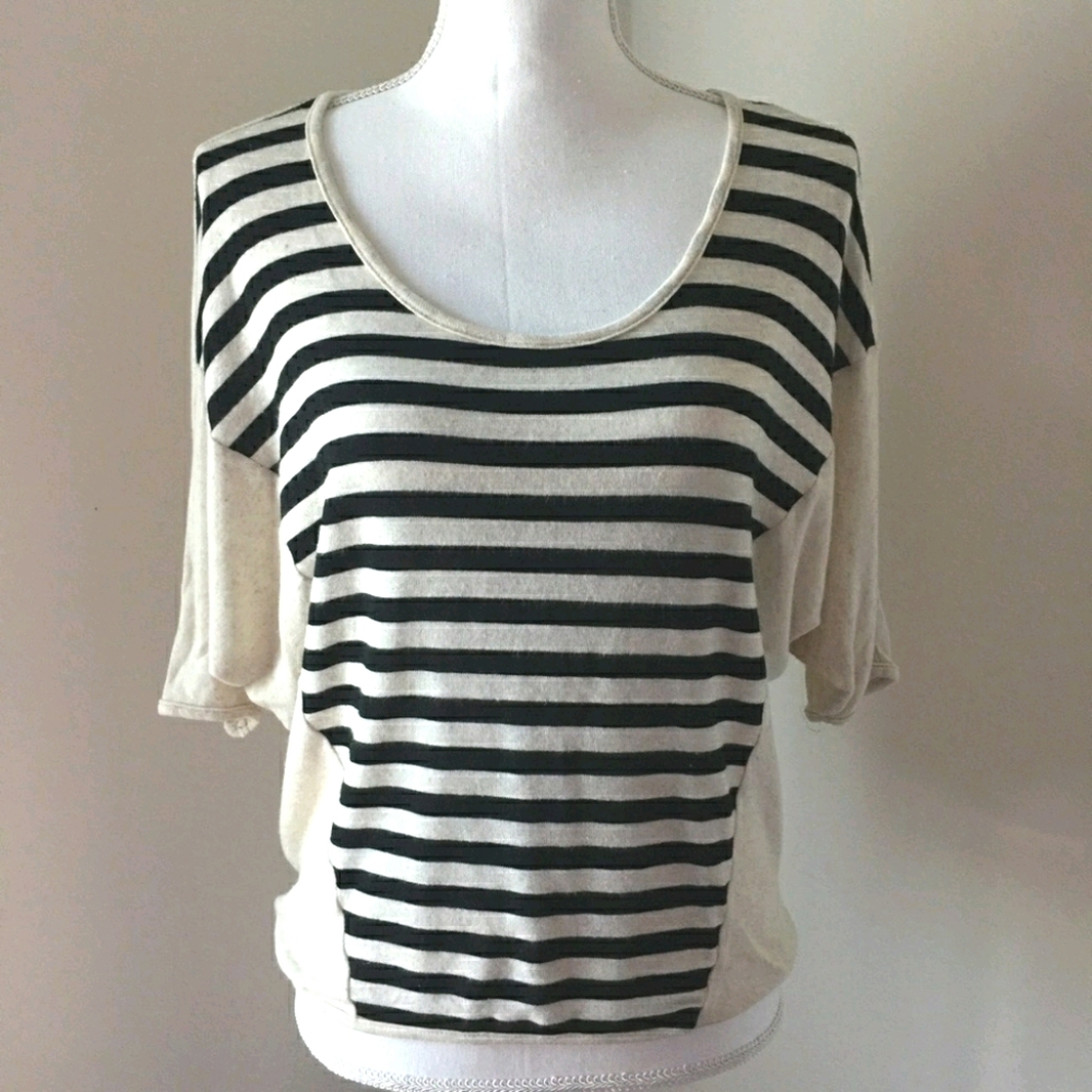 Cute Striped Soft Linen Top